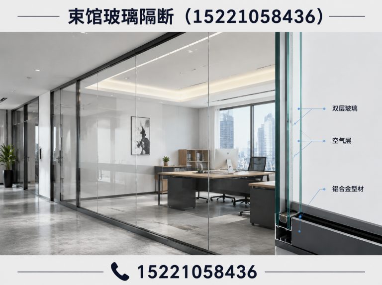 静安区玻璃隔断安装展示图